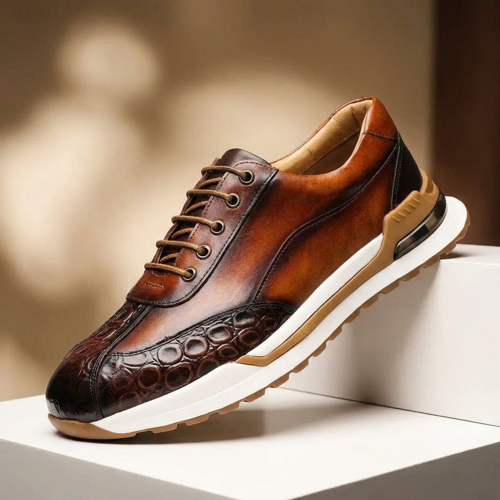 Huxley Textured Casual Sneakers