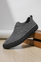 Suede Driving Oxford Shoes