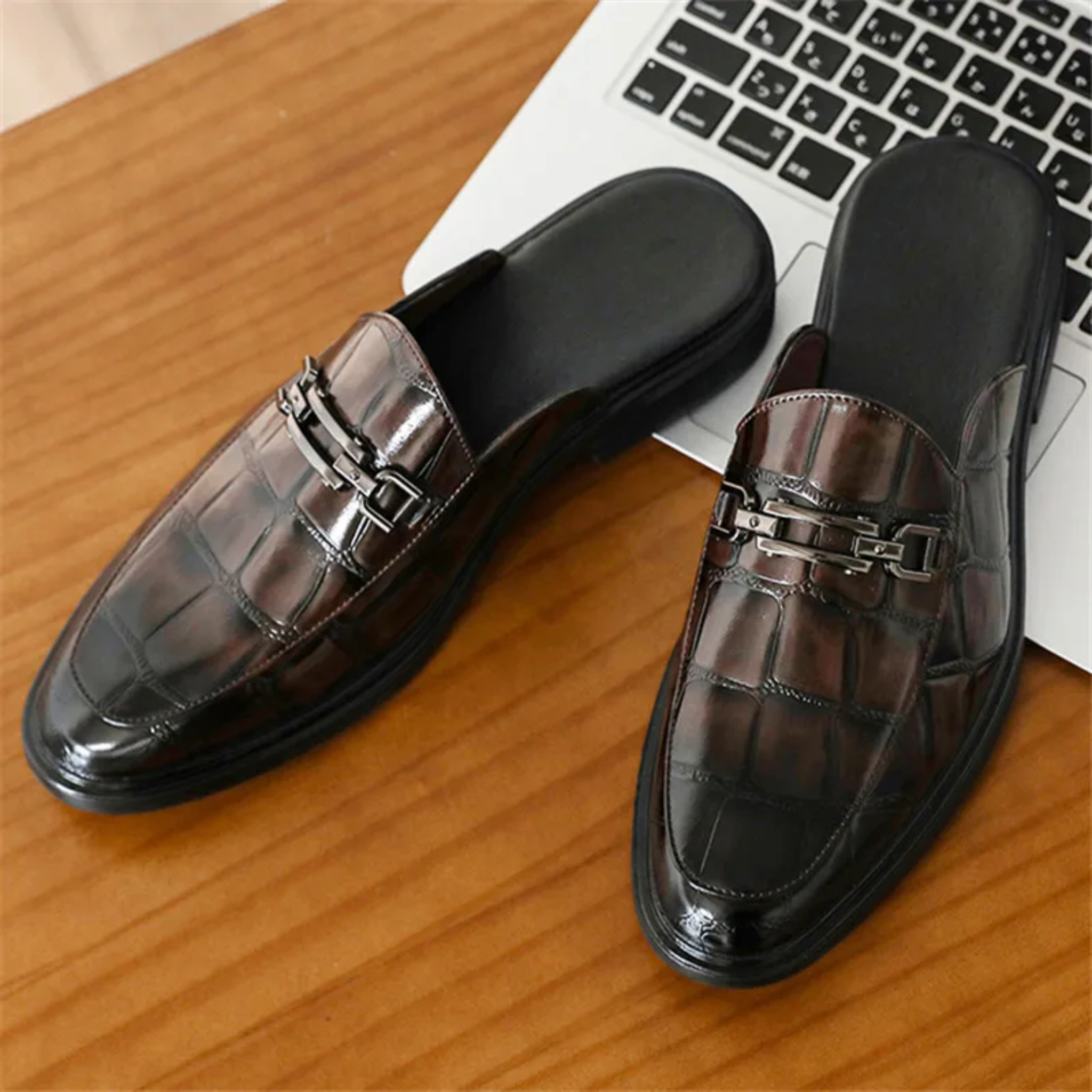 Alexander Leather Mules