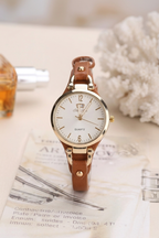 Ultra-Thin Leather Watch