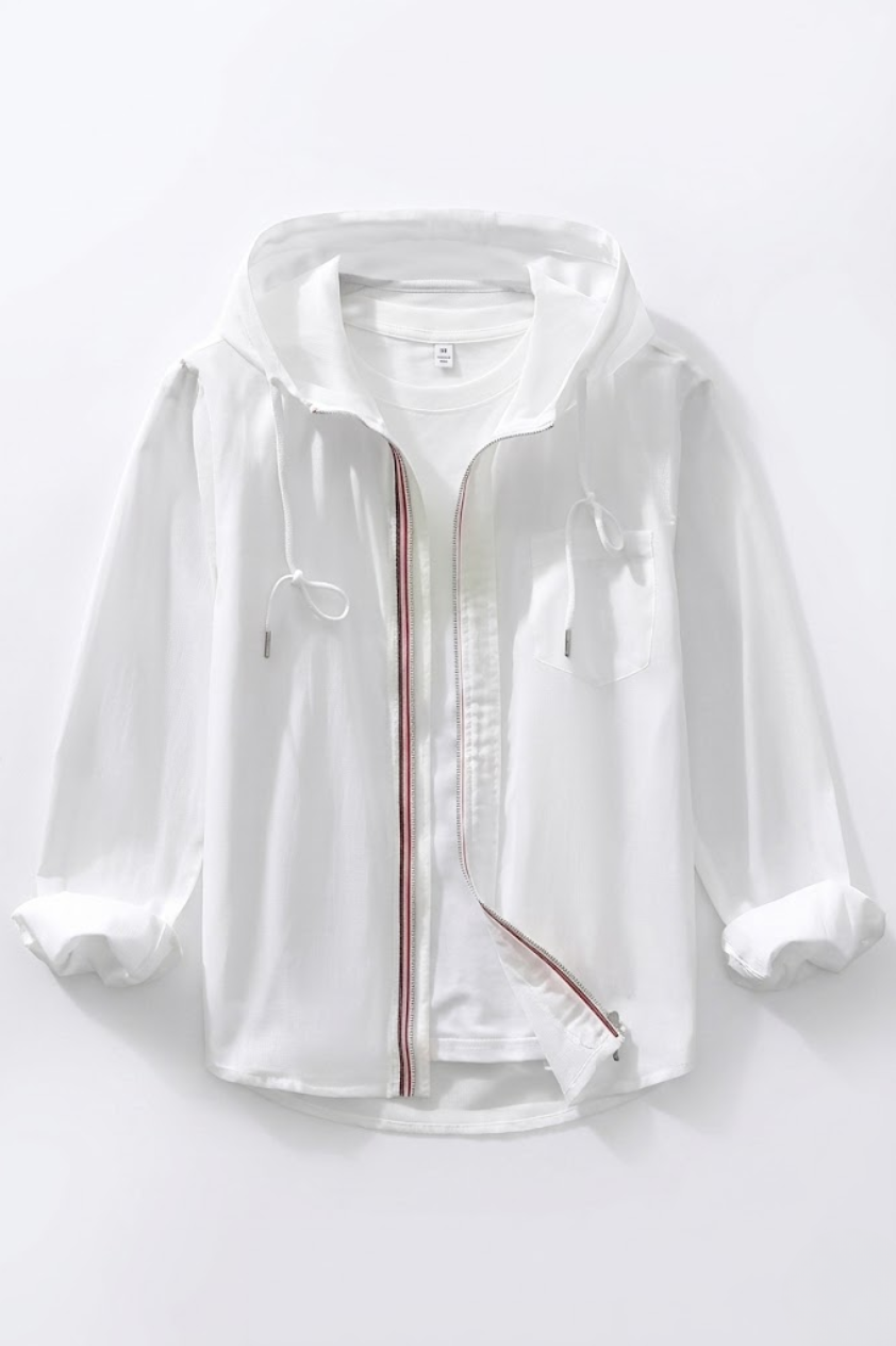 Japanese Hooded Shirt Jacket