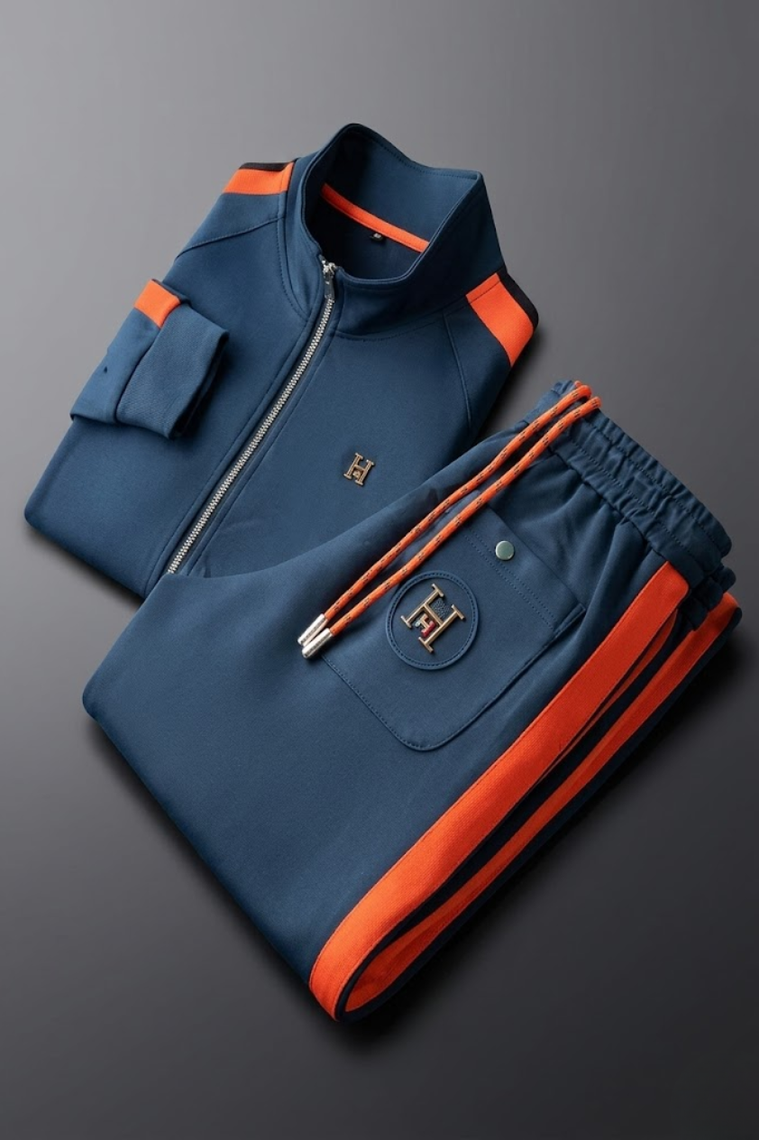 Embroidered Tracksuit Set