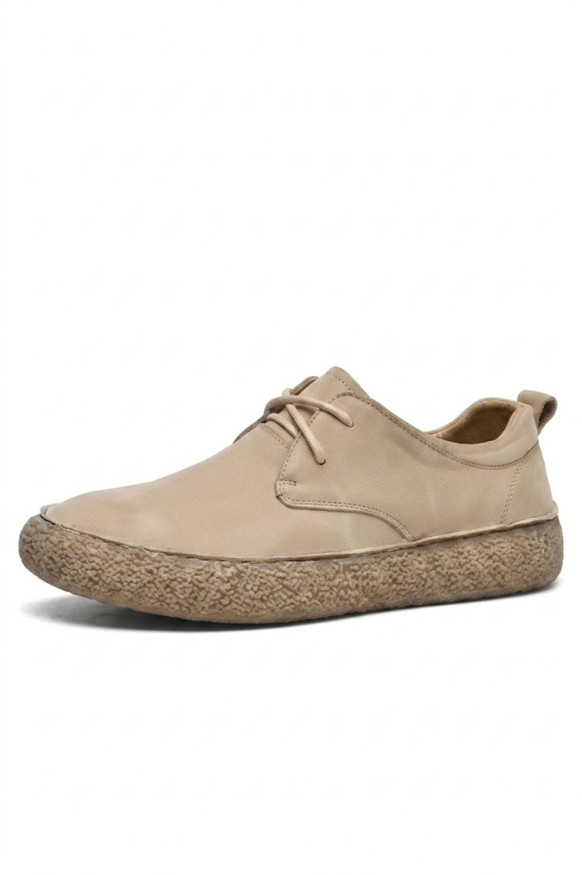 Suede Driving Oxford Shoes