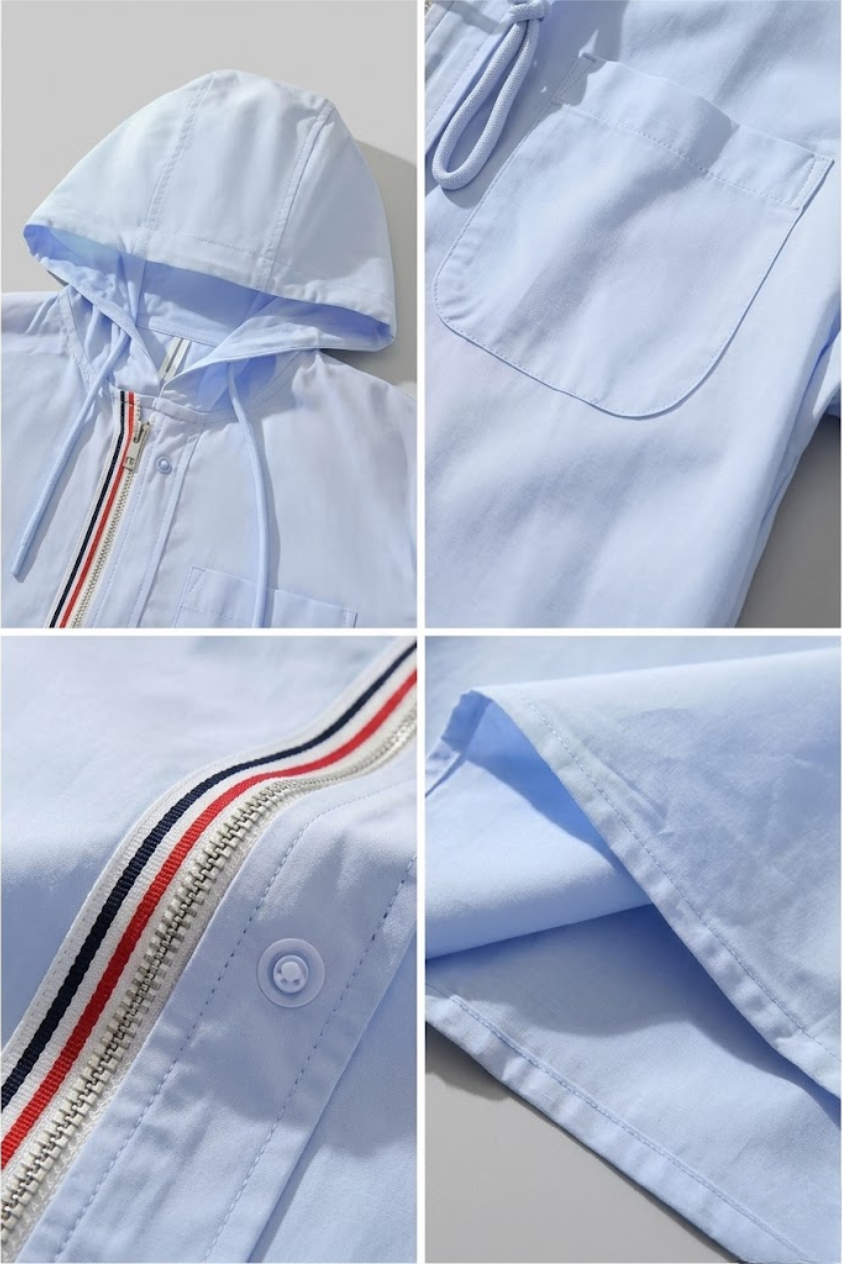 Japanese Hooded Shirt Jacket