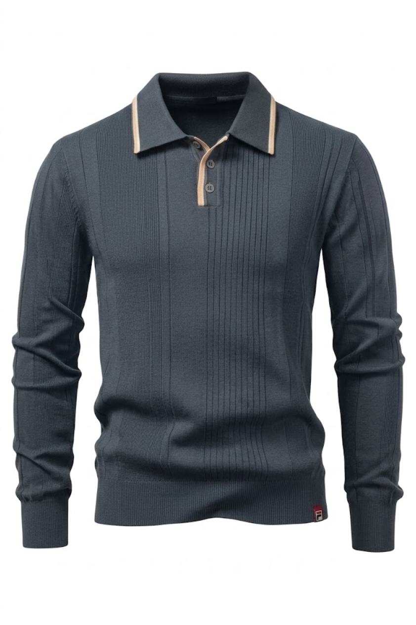 Luxury Button Polo Shirt