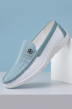 Premium Leather Driving Sneakers