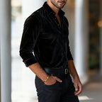 Vellano Luxe Velvet Shirt