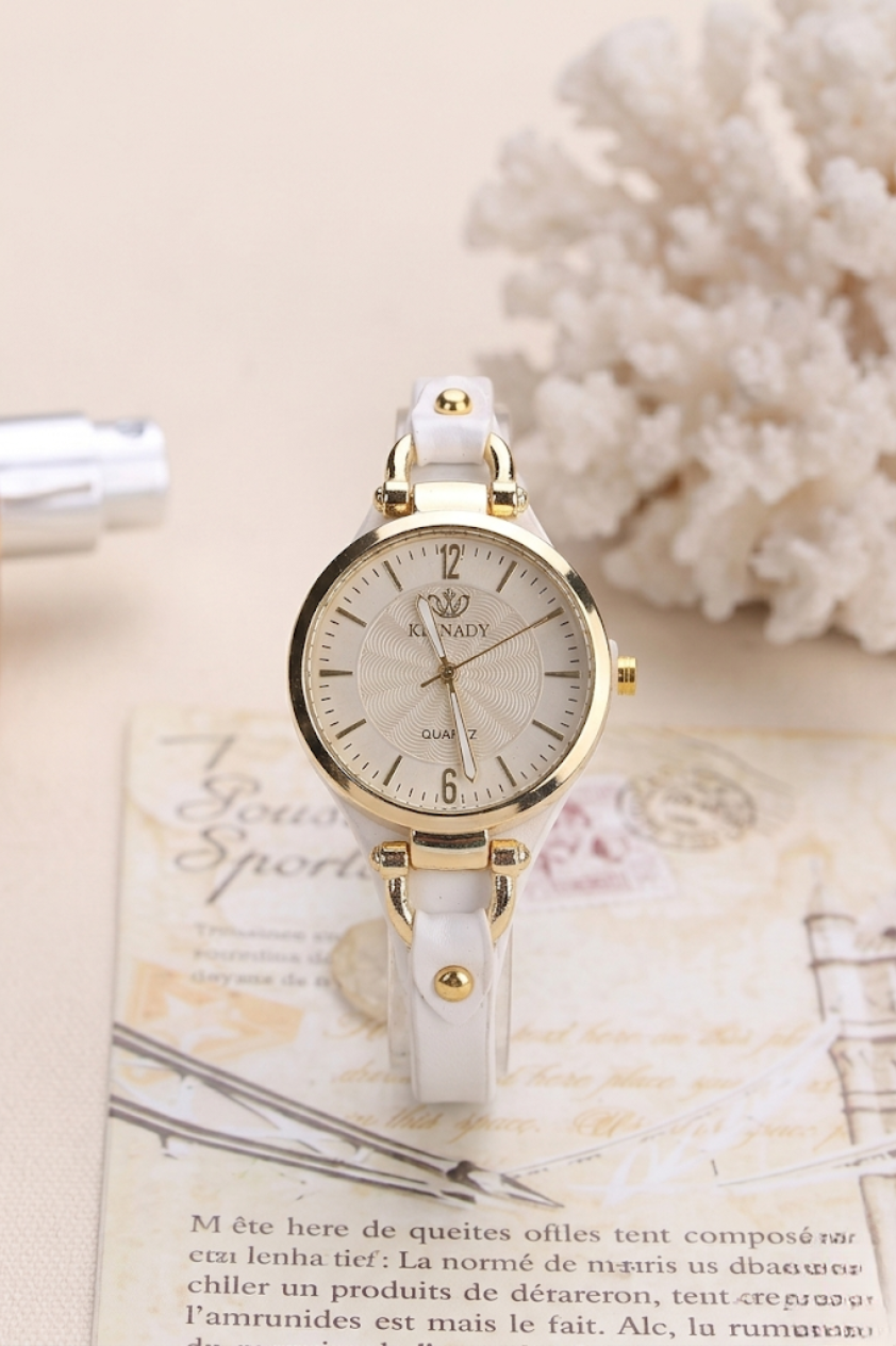 Ultra-Thin Leather Watch