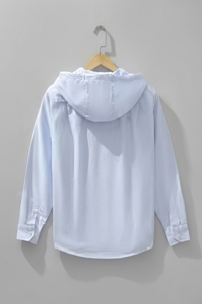 Japanese Hooded Shirt Jacket