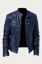 Motorcycle Style Leather Jacket