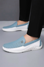Premium Leather Driving Sneakers