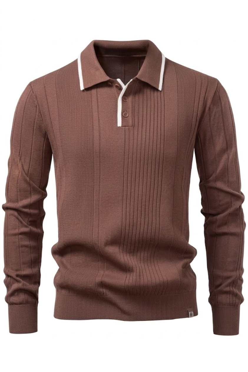 Luxury Button Polo Shirt