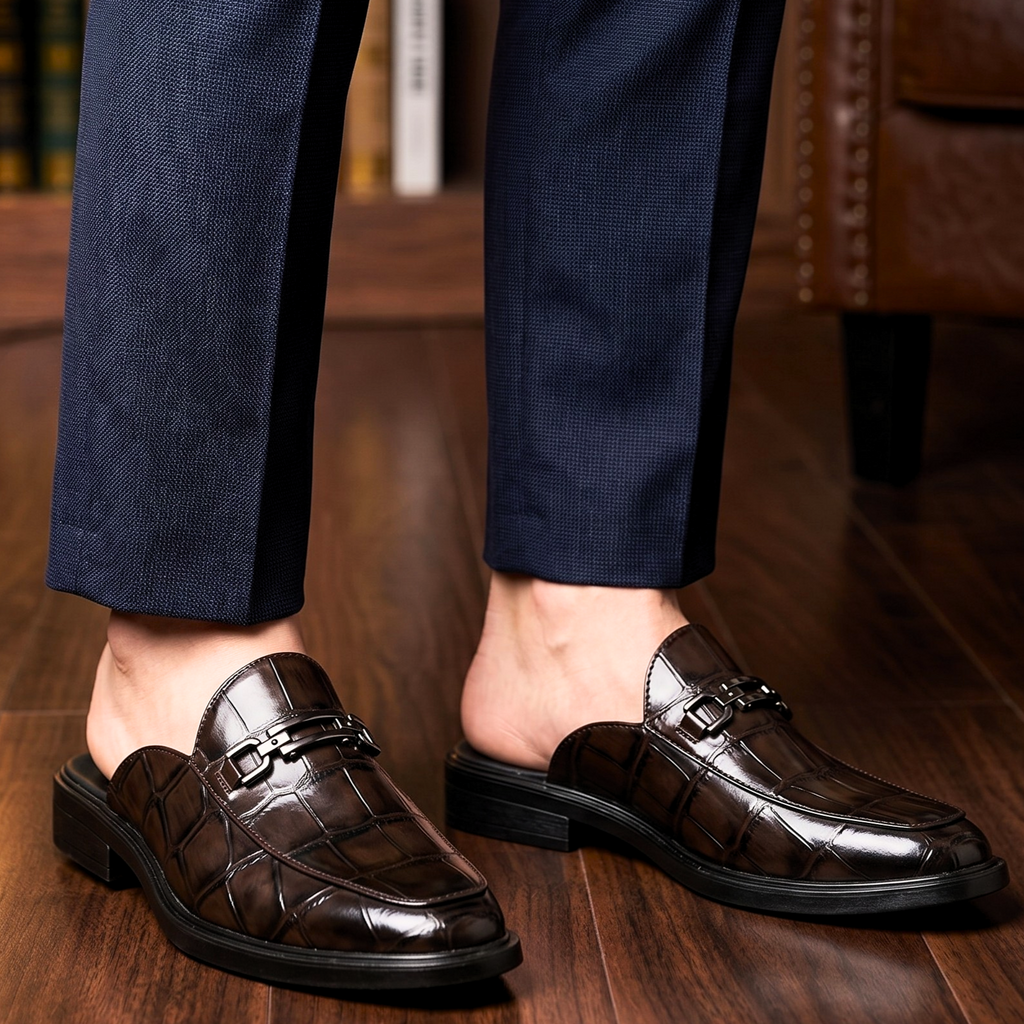 Alexander Leather Mules