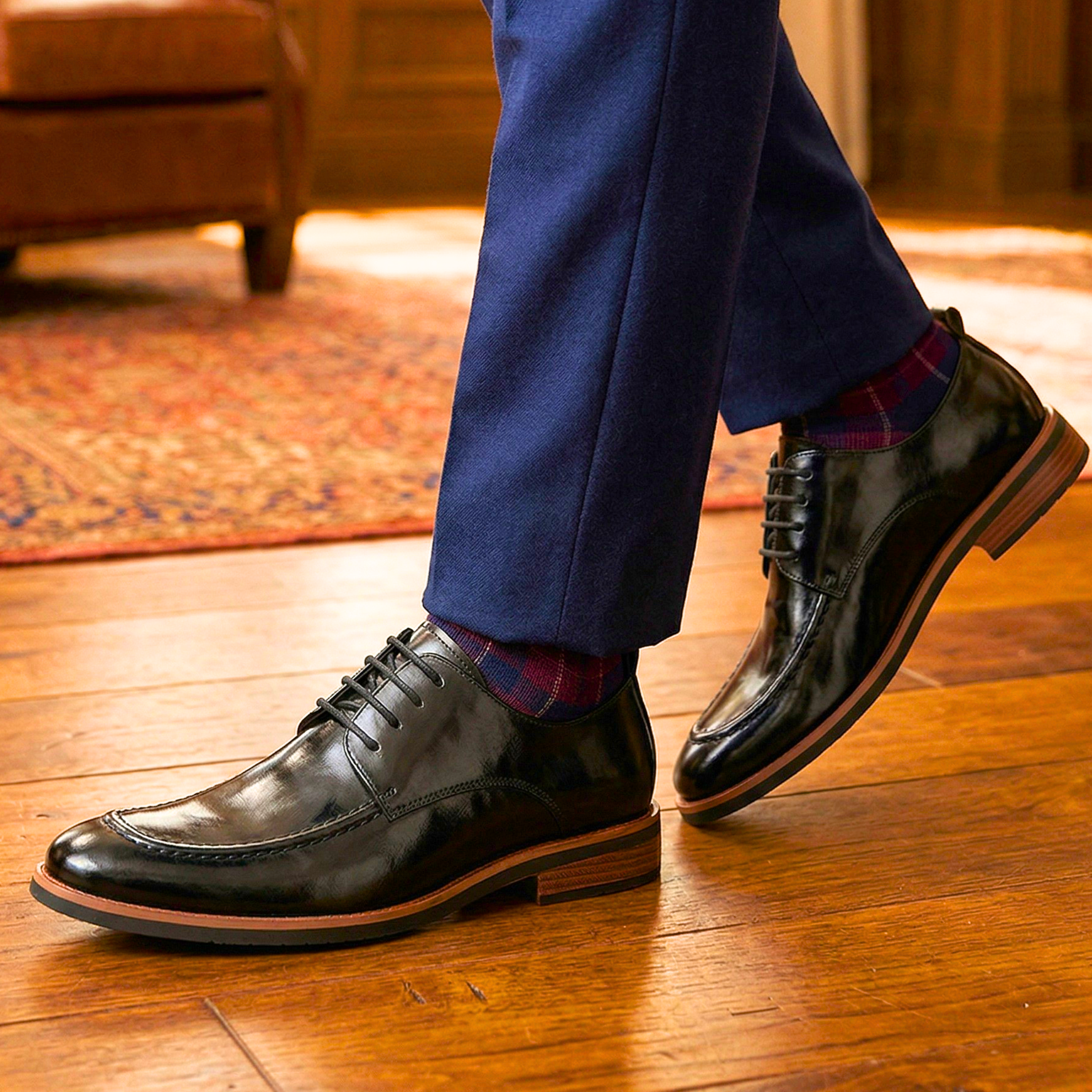 Ashford Burnished Leather Shoes