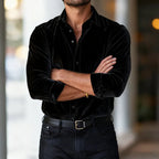 Vellano Luxe Velvet Shirt