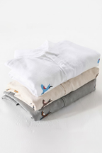 Embroidered Cotton Linen Shirt