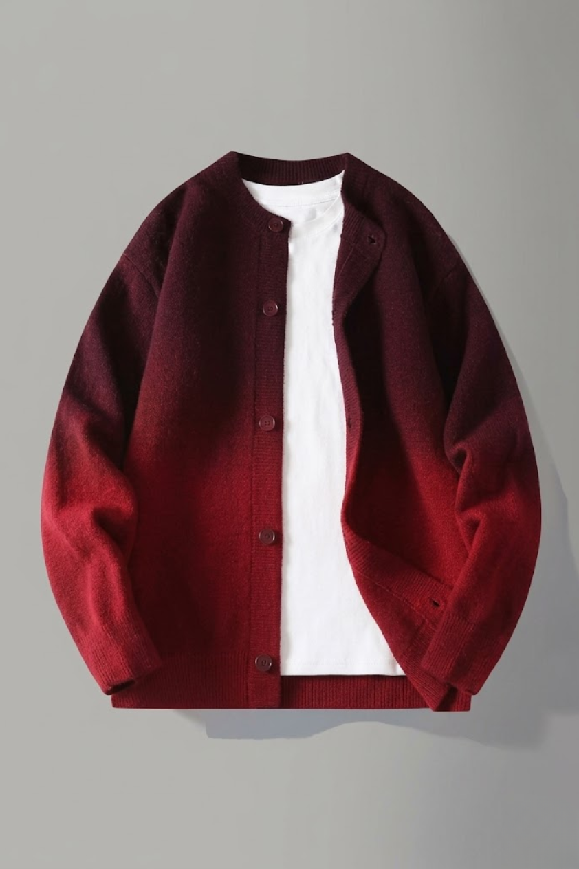 Gradient Knit Cardigan