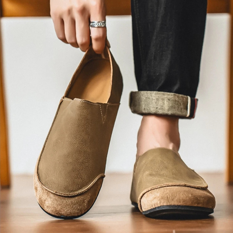 Harland Suede Leather Slip