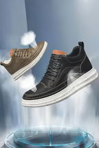 Hidden Height Leather Sneakers