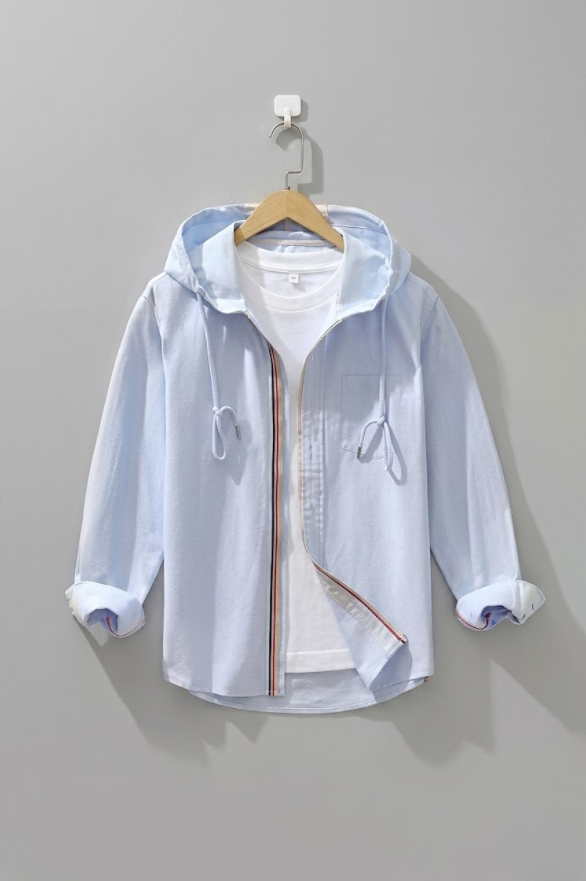 Japanese Hooded Shirt Jacket