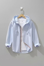 Japanese Hooded Shirt Jacket