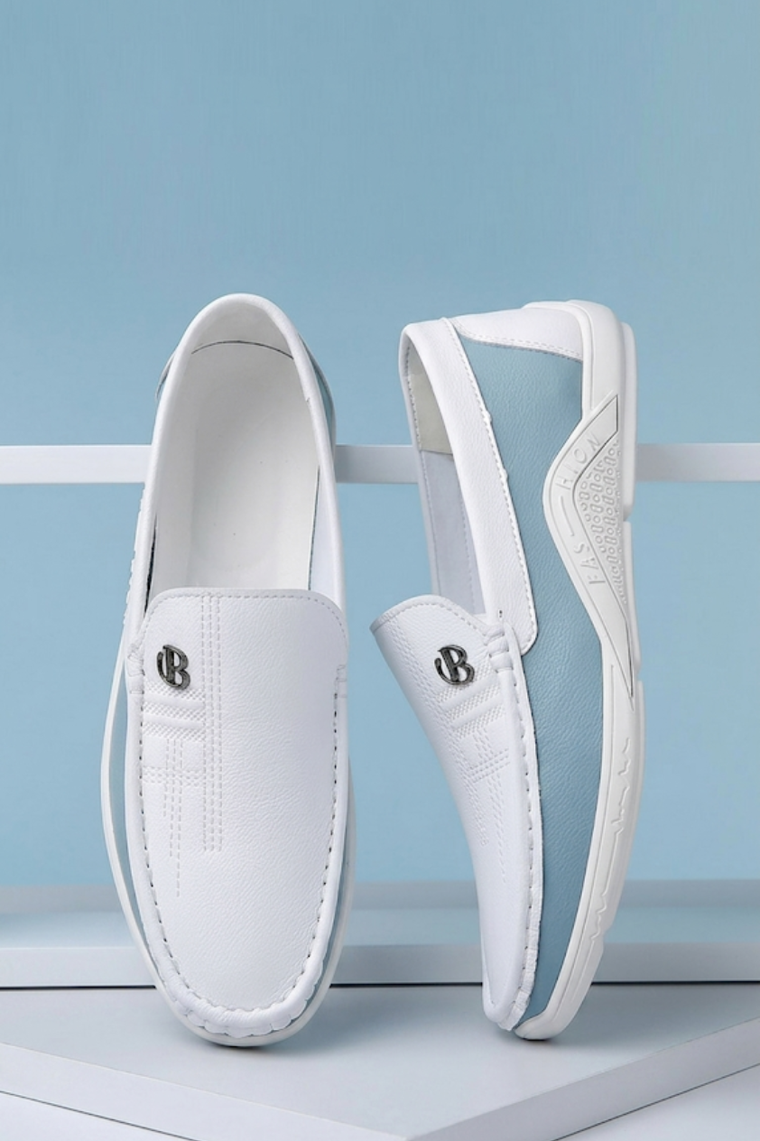 Premium Leather Driving Sneakers