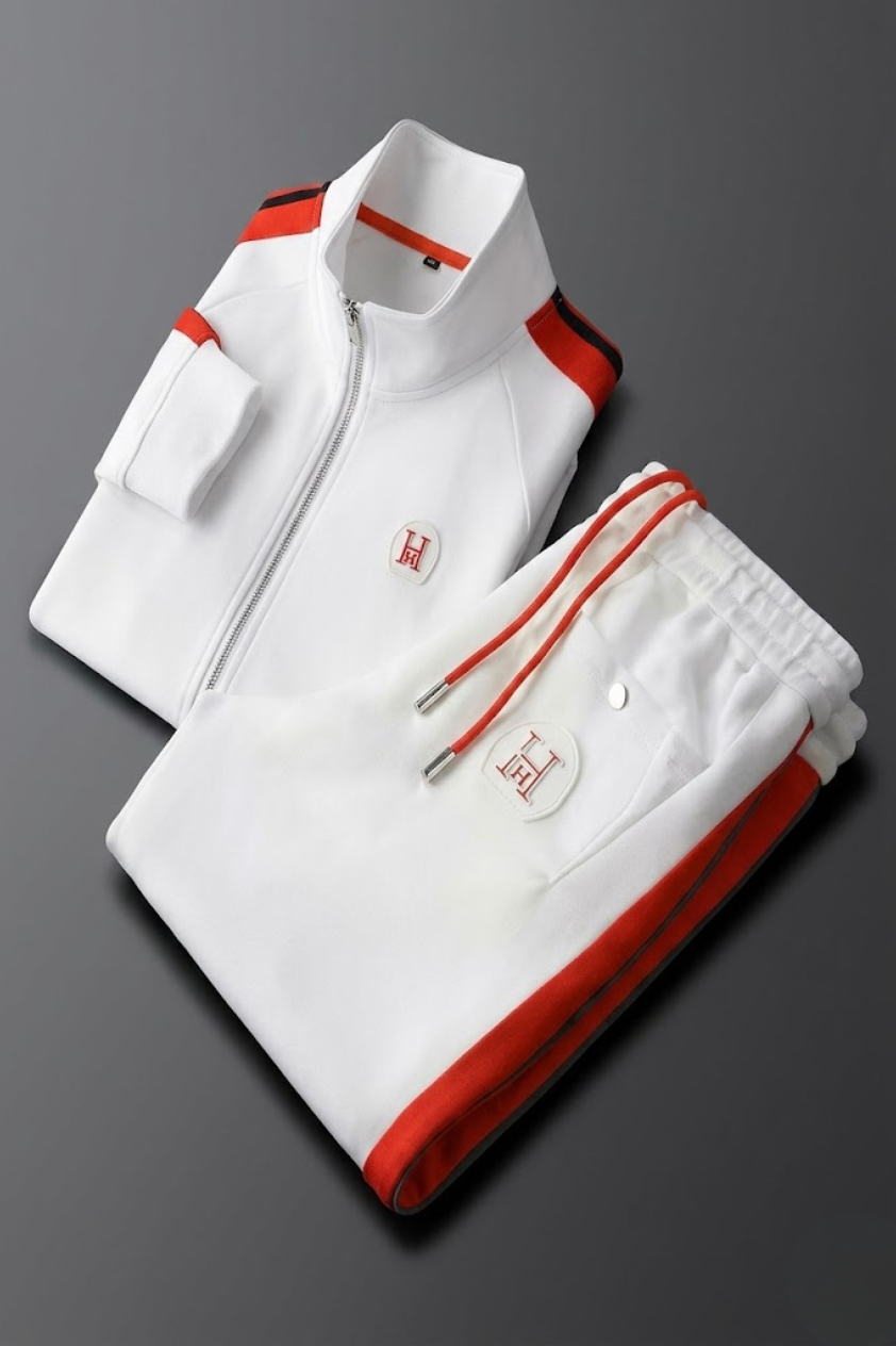 Embroidered Tracksuit Set