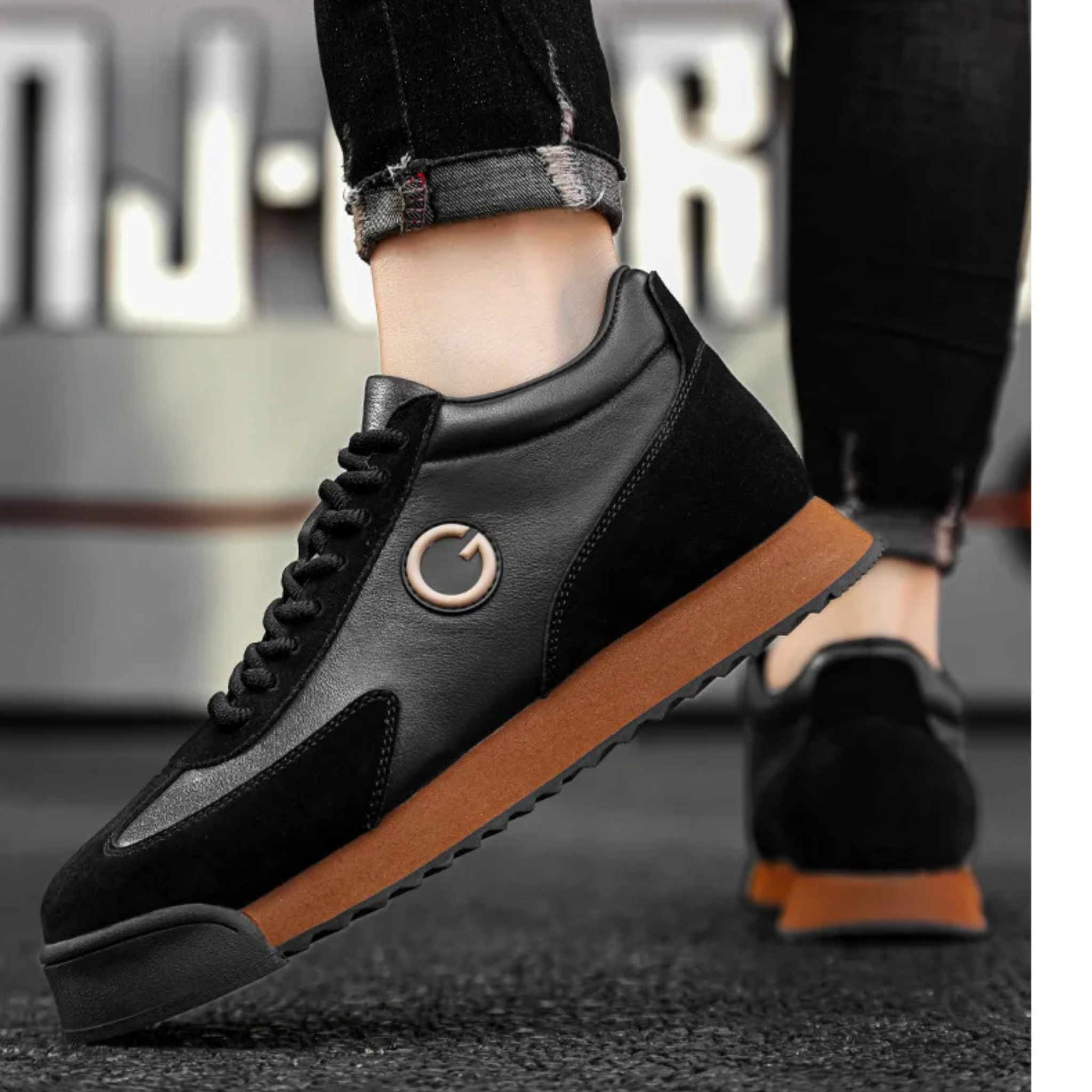 Govani Genuine Leather Sneakers