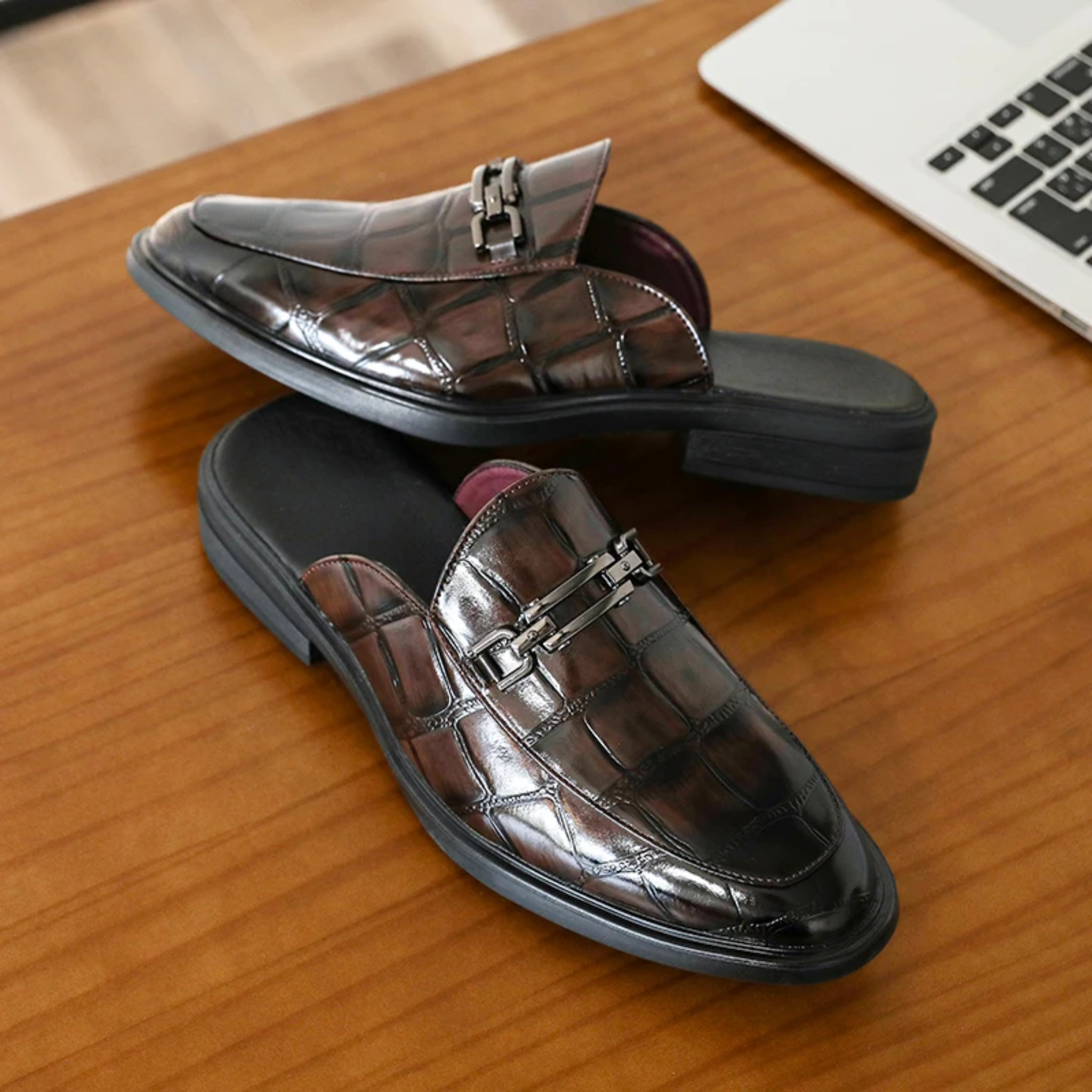 Alexander Leather Mules