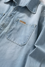 Vintage Denim Shirt Jacket