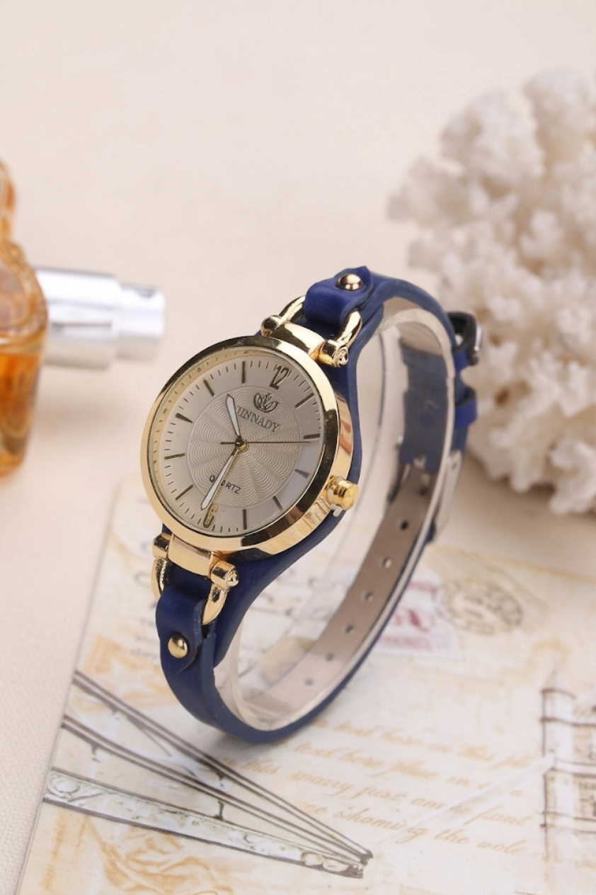 Ultra-Thin Leather Watch