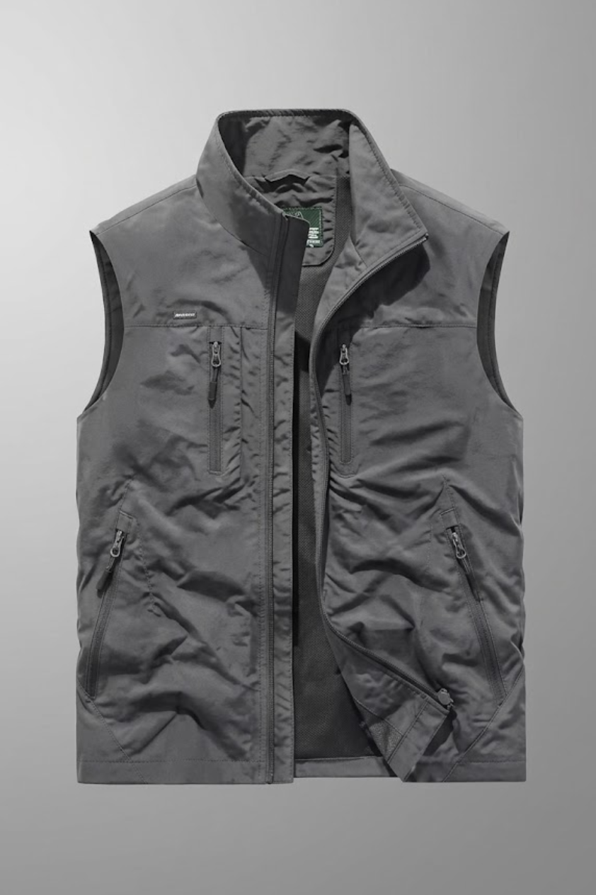 Multi-Pocket Mesh Vest