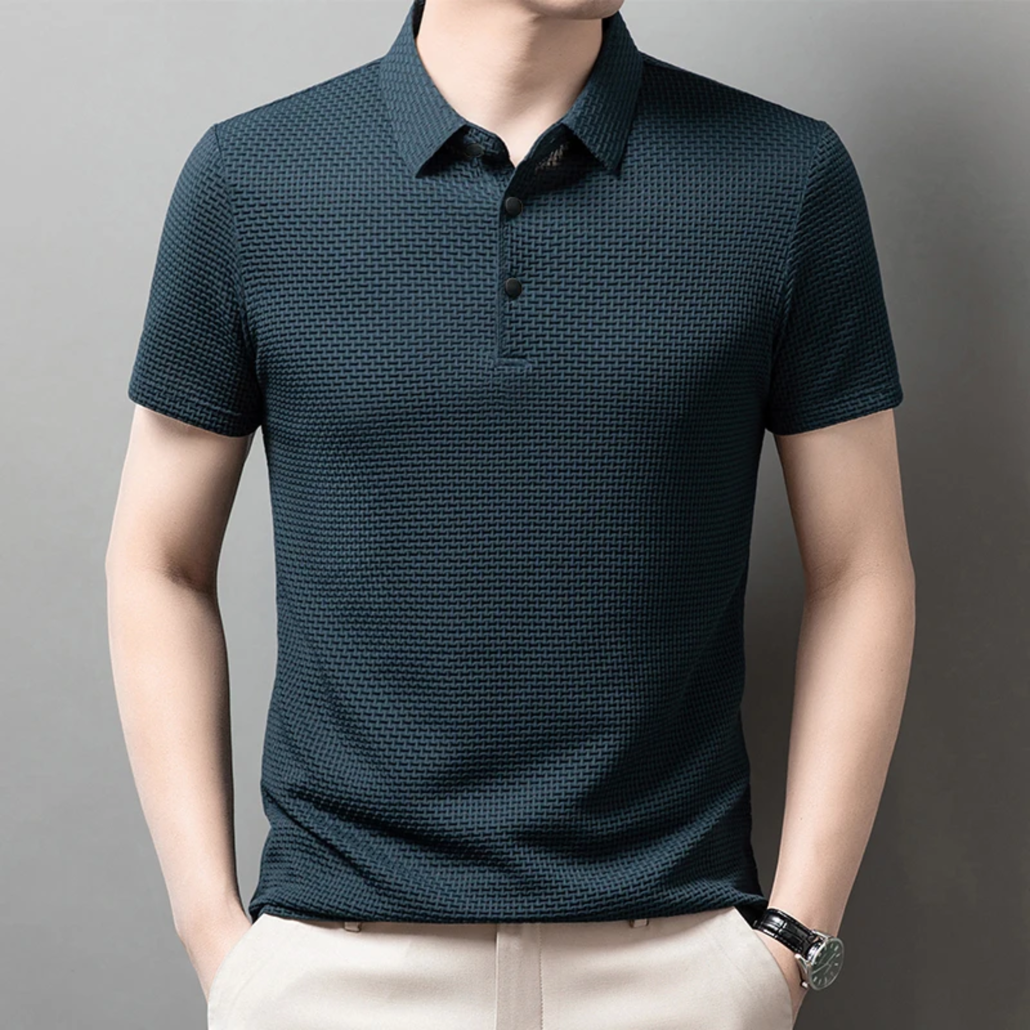 breathable slim business shirt