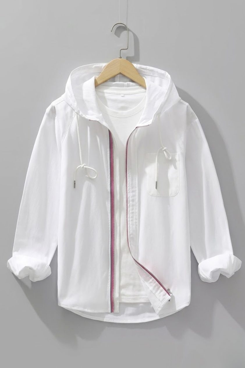 Japanese Hooded Shirt Jacket