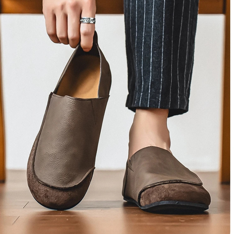 Harland Suede Leather Slip