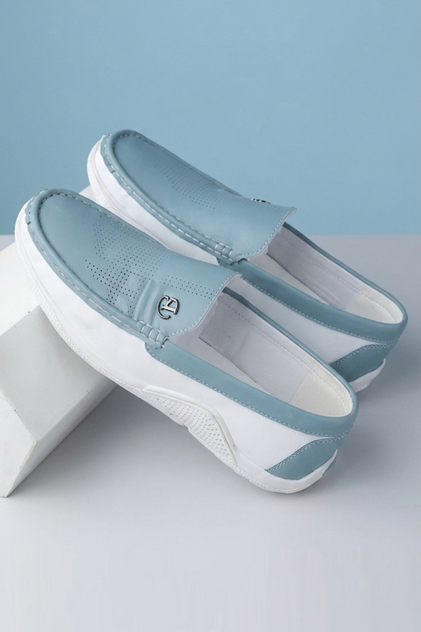 Premium Leather Driving Sneakers