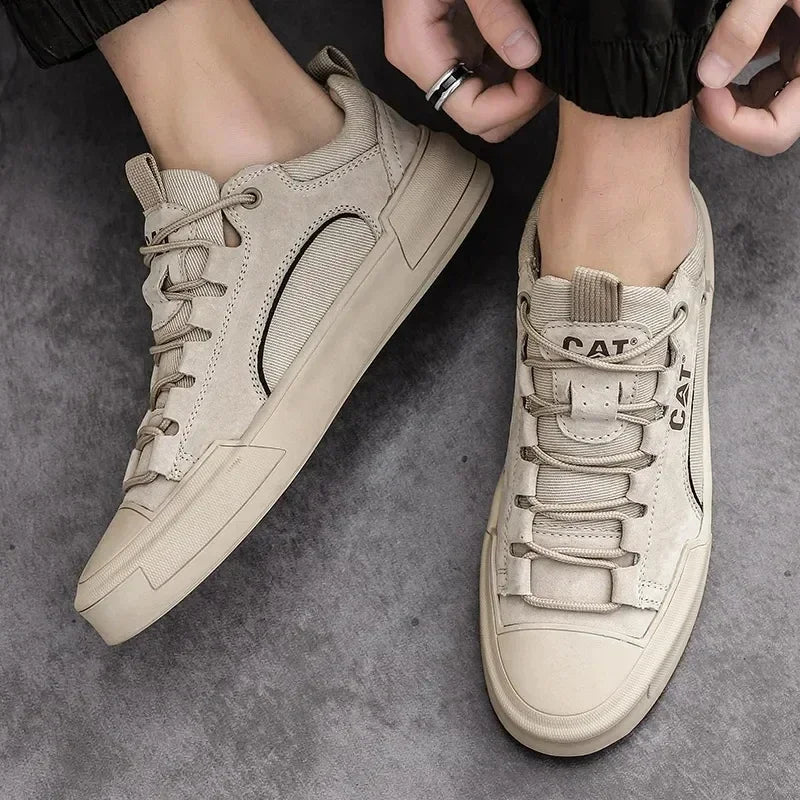 UrbanEdge Leather Sneakers