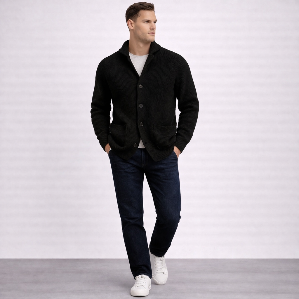 Quentin Ribbed Cardigan