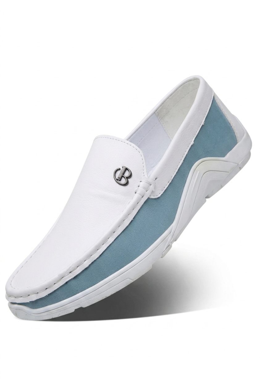 Premium Leather Driving Sneakers
