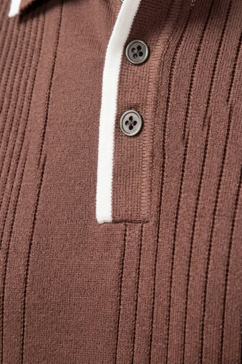 Luxury Button Polo Shirt