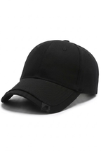 Solid Cotton Baseball Cap