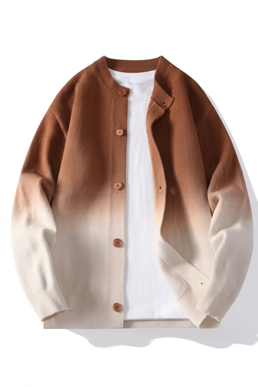 Gradient Knit Cardigan