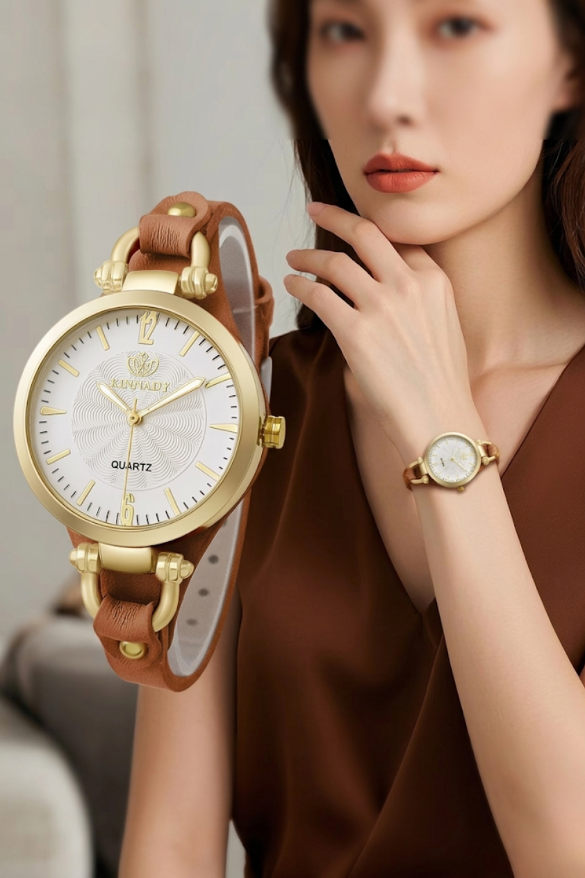 Ultra-Thin Leather Watch