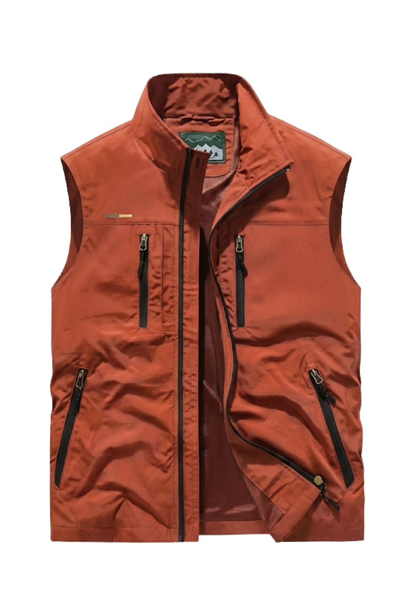 Multi-Pocket Mesh Vest