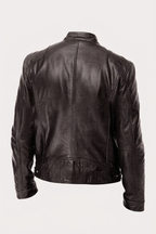 Motorcycle Style Leather Jacket