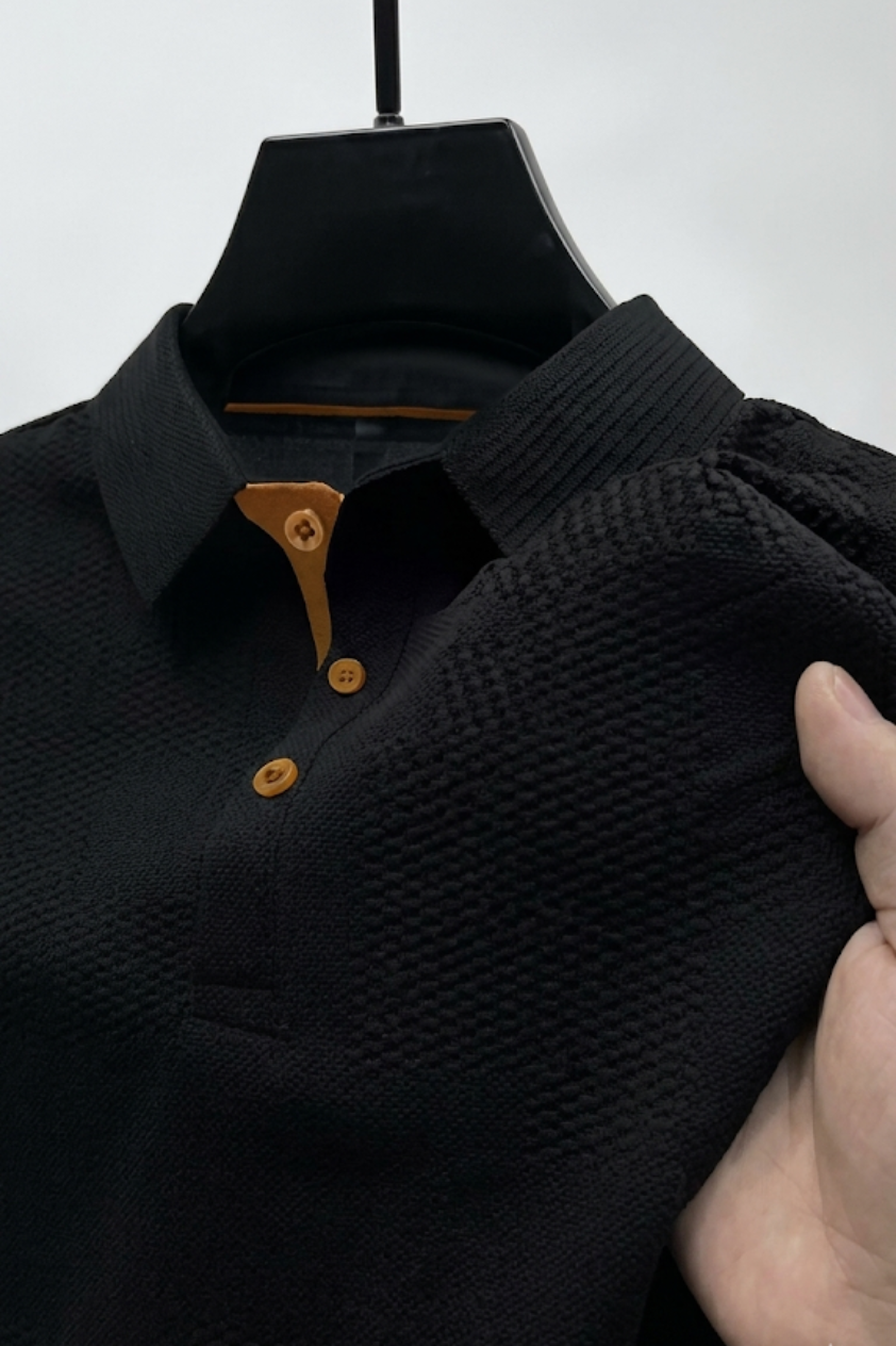 Ice Silk Knit Polo