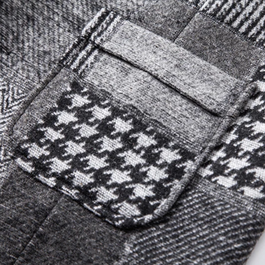 Elegant Patchwork Waistcoat