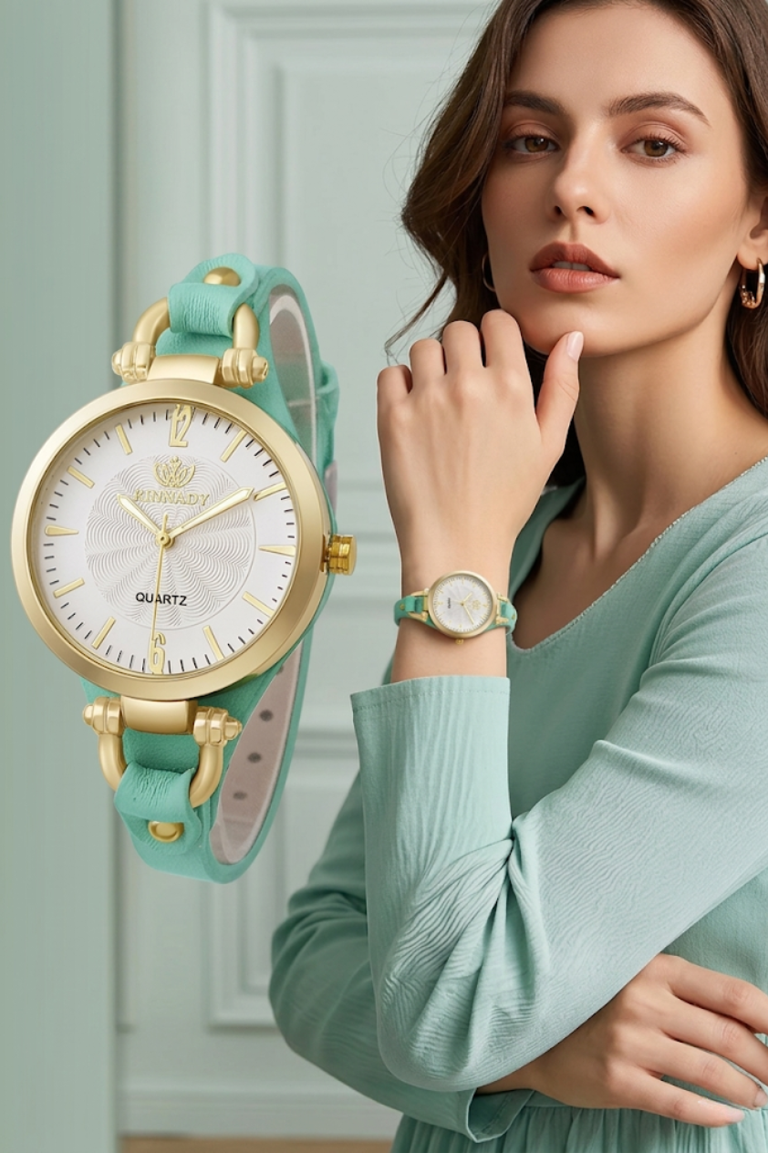 Ultra-Thin Leather Watch