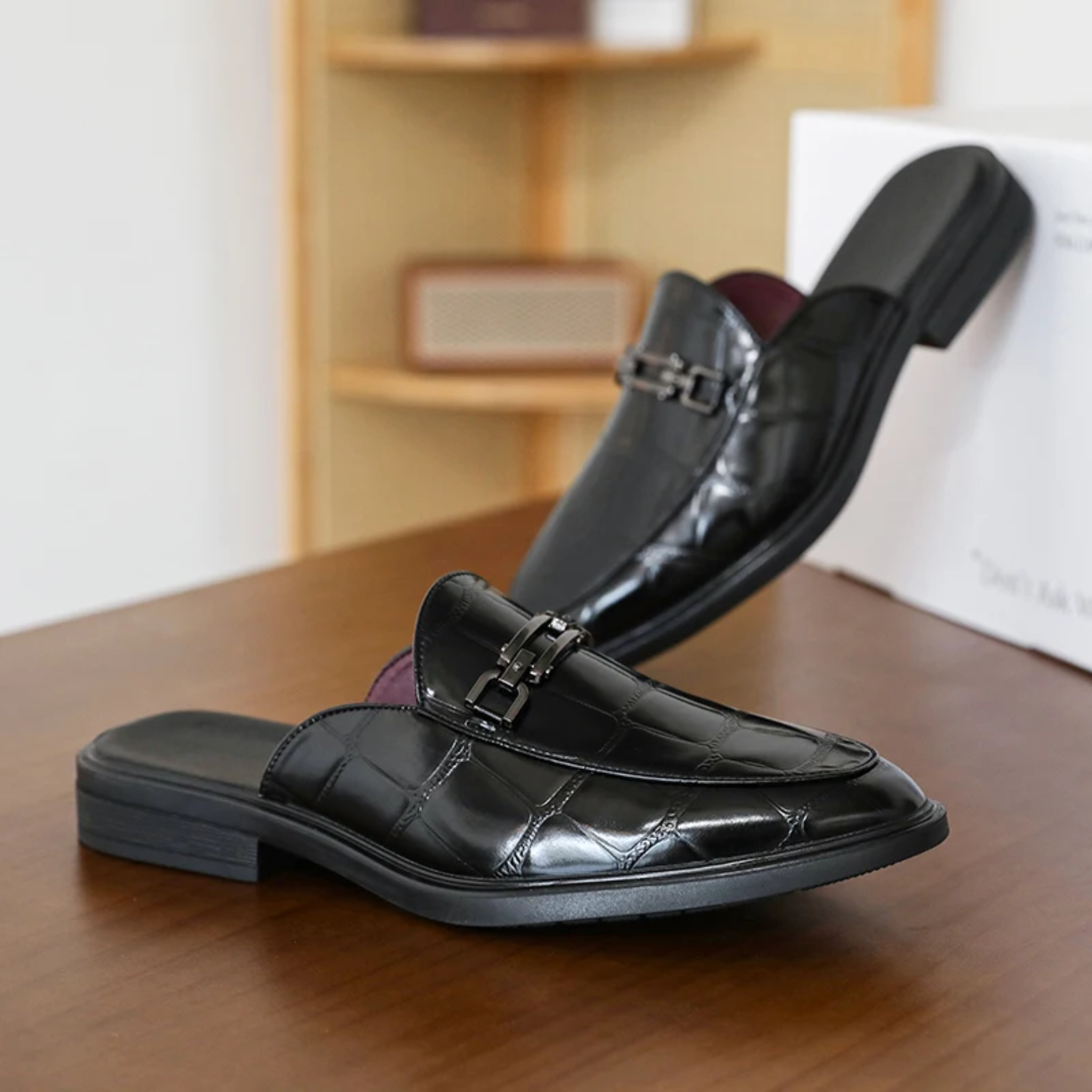 Alexander Leather Mules