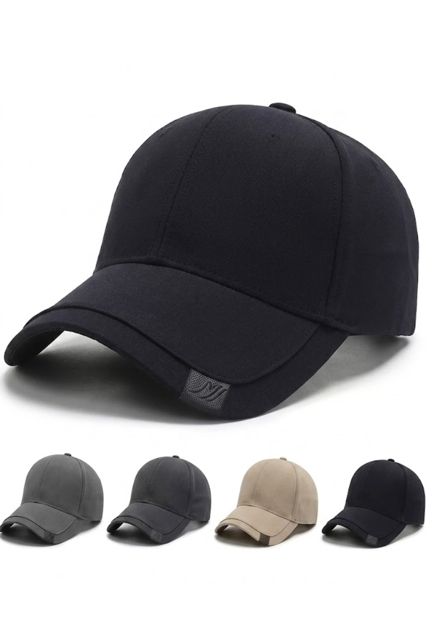 Solid Cotton Baseball Cap